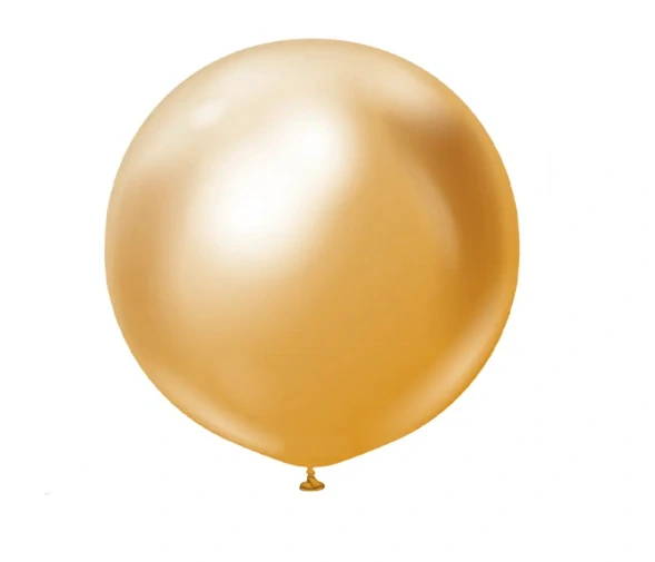 Sada latexových balónků - zlatá (2 ks) 45 cm