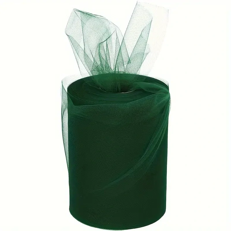 Organza - dekorační látka smaragdově zelená (74 cm x 3 m)