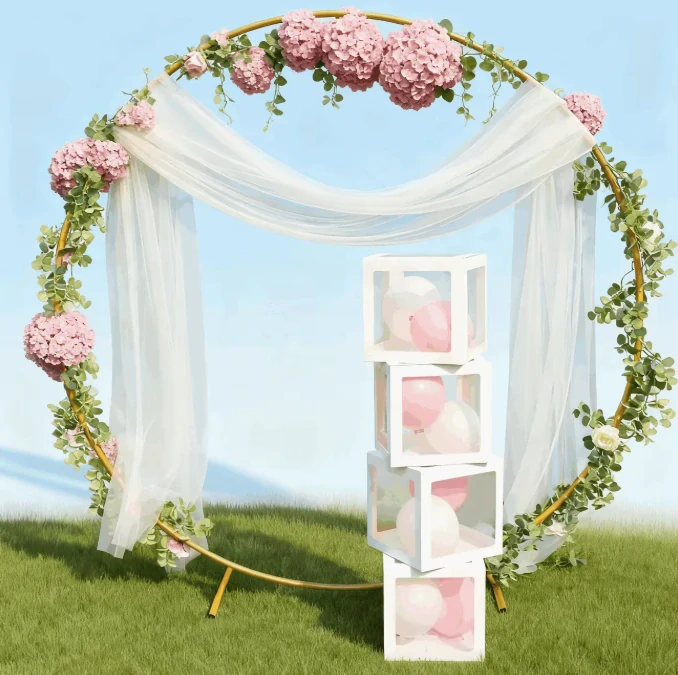 PŮJČENÍ: 2m kovový kruhový stojan na balónky