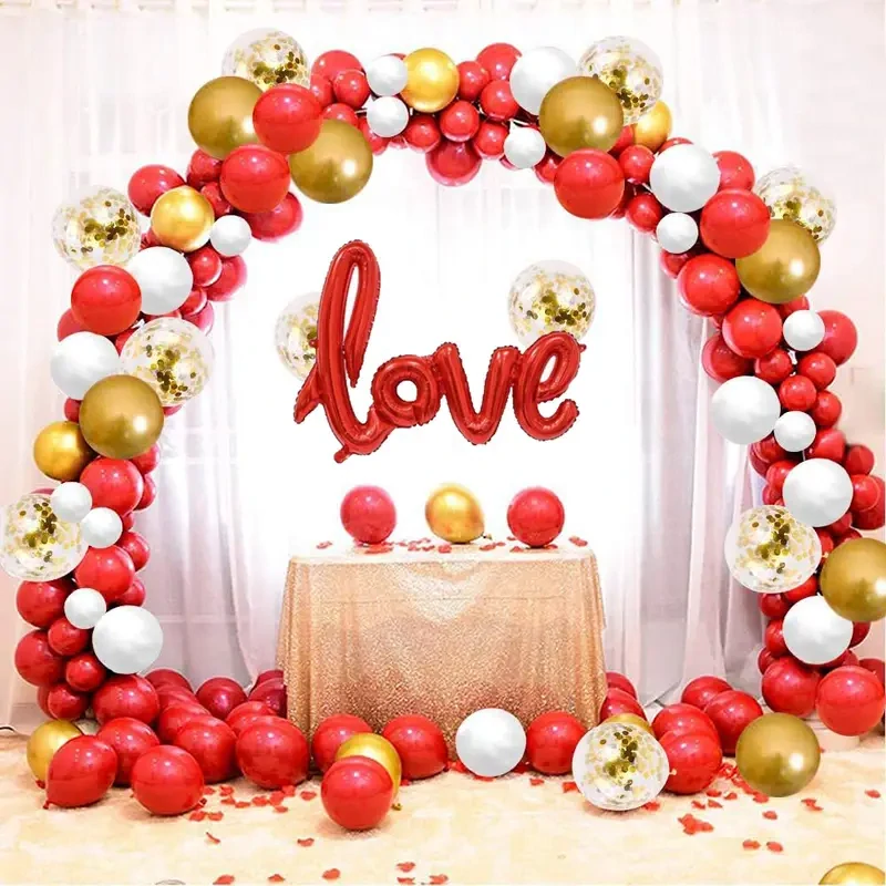 Fóliový balónek LOVE – červený 108 x 66 cm 