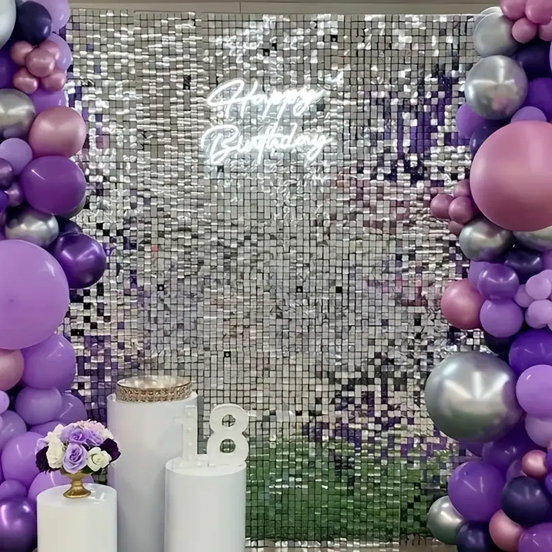 Lesklé fotopozadí stříbrné