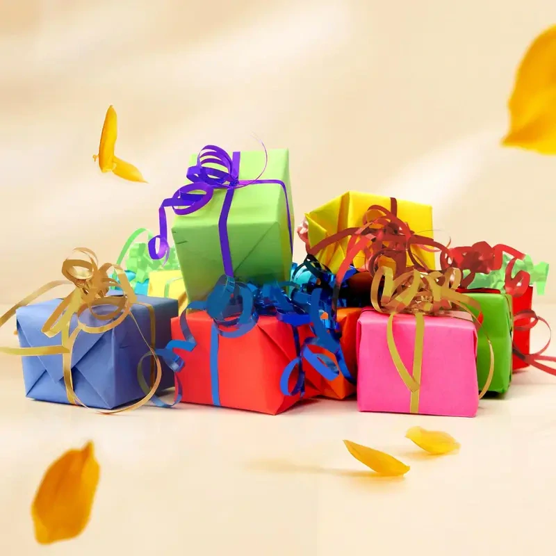 Kadeřavá stuha – šedá (10 m, 55 mm)