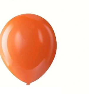 Sada latexových balónků - Oranžová (10 ks)