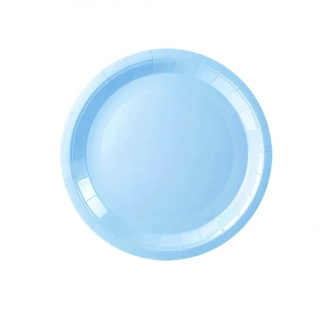 Papírové talířky - modré (18 cm), 10 ks