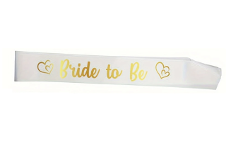 Šerpa "Bride to Be" - srdce