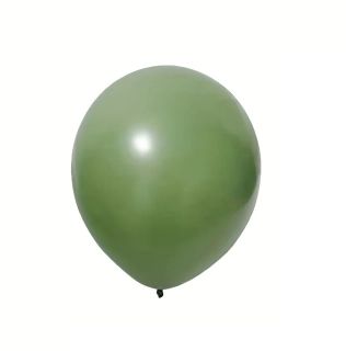 Sada latexových balónků - Olivově zelená (30 ks)
