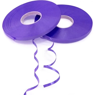 Kadeřavá stuha – fialová (10 m, 55 mm)