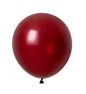 Sada latexových balónků - burgundy (10 ks) 12 cm