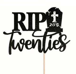 Zápich do dortu - RIP 20´s černý