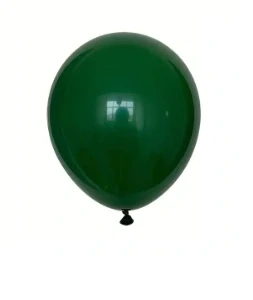 Sada latexových balónků - tmavě zelená (10 ks) 12 cm