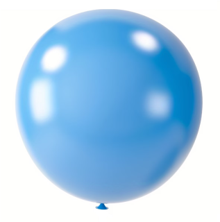 Sada latexových balónků - světle modrá (2 ks) 45 cm
