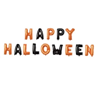Fóliový nápis HAPPY HALLOWEEN (36 cm výška písmen)