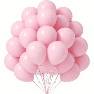 Sada latexových balónků - Světle růžová (30 ks)